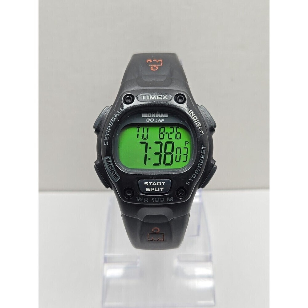 Timex Ironman Classic 30 Lap Watch 40mm Indiglo WR100M New Battery Quartz Men